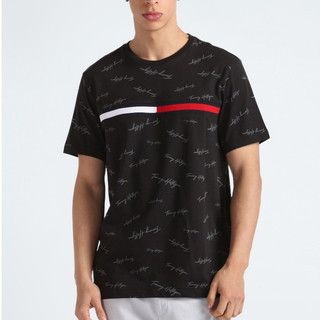 [Đủ Bill] Áo Thun Essential Script Logo Màu Đen