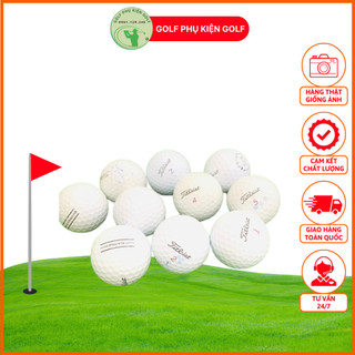 Combo 10 bóng golf - 10 quả bóng golf -golf ball- bóng gôn -màu trắng