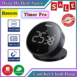 Đồng Hồ Đếm Ngược Hẹn Giờ Baseus Heyo Rotation Countdown Timer Pro Có Âm Thanh Báo