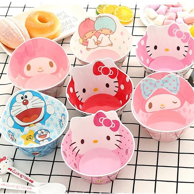 🌻TÔ 3D HELLO KITTY DORAEMON 🎀 KITTY HOUSE