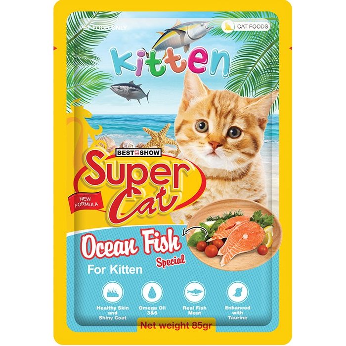 "🌟 Pate Supercat từ Indonesia - Bữa ăn ngon miệng &amp; bổ dưỡng cho Boss của bạn Đặc biệt Omega 3-6 &amp; Vitamin E 🐾 Mua ngay