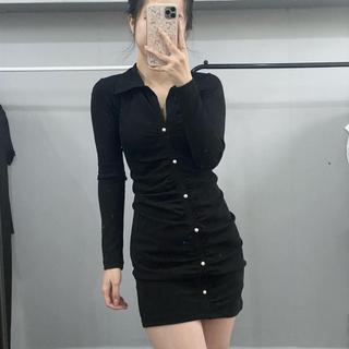 Váy thun mini nhún hông Đồ Nhà Xù, thiết kế ôm body siêu tôn dáng. Chất vải thun lạnh co dãn tốt, không xù mặt vải.