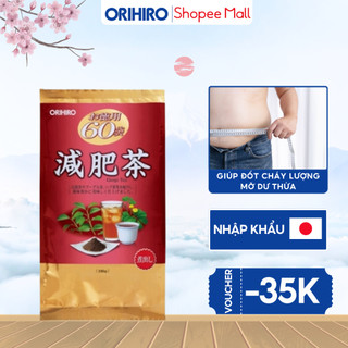 Trà Genpi hỗ trợ giảm mỡ bụng mỡ đùi Orihiro Nhật Bản 60 gói/túi