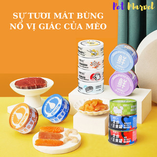 PATE NỘI ĐỊA TRUNG LON 85GR CHO  MÈO SIÊU NHIỀU THỊT, THƠM NGON, CHINH PHỤC BÉ MÈO KÉN ĂN