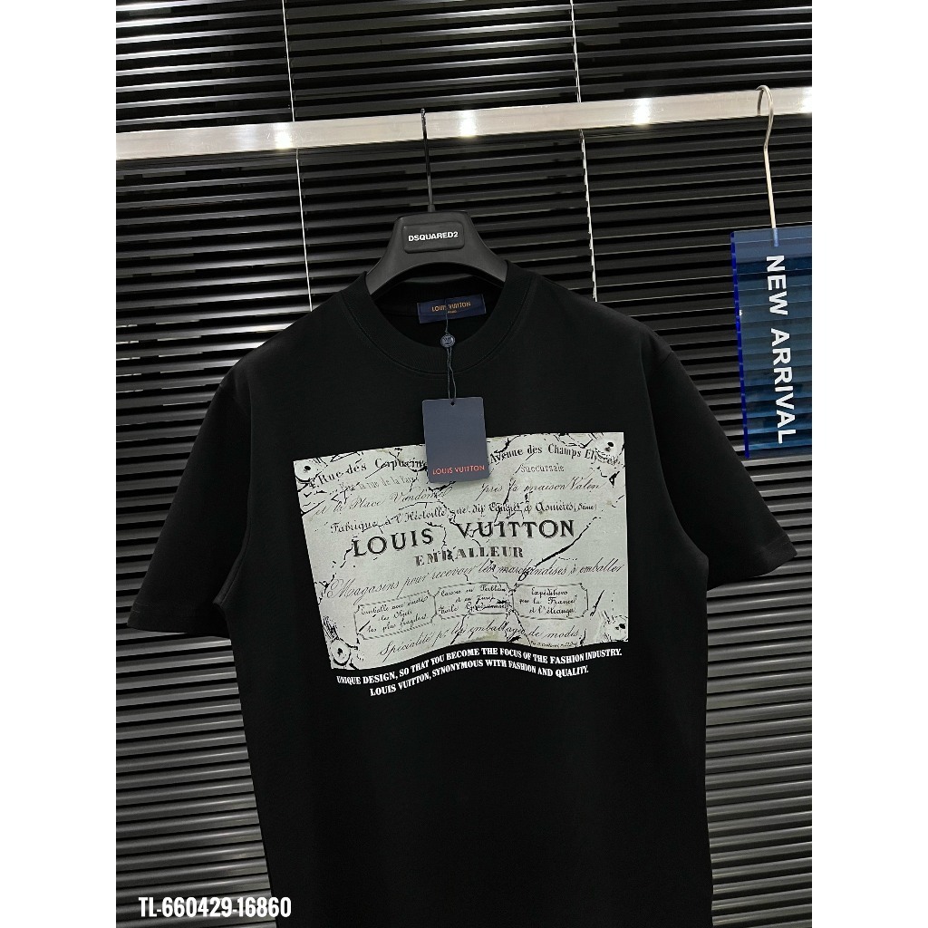 Áo Thun LV ENBALLEUR Siêu Chất, Áo Phông Nam Nữ Unisex Form Rộng Phong Cách Hàn Quốc