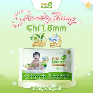   MDT  Tã Bỉm dán quần Kitin Natural size NB S M L cho bé 