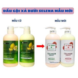 Dầu gội - dầu xả bưởi selena nhập khẩu 800ml mẫu mới 2024