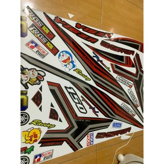 Tem exciter 150 xám đỏ đen
