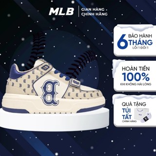 [CHÍNH HÃNG] Giày MLB Chunky Liner Mid Classic Monogram Boston Chuẩn AUTH Bao Check size 36_43