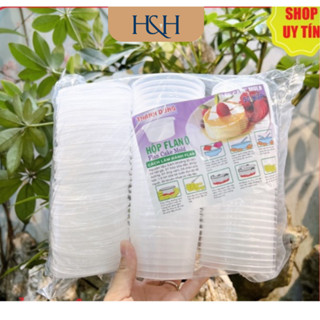 (50 Hộp) Hộp Bánh Flan, Caramen THANH DUNG - Hộp Có Nắp Nhựa Cao Cấp, Chịu Nhiệt - Tổng Kho Hải Hạnh