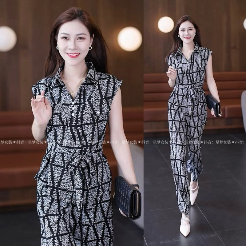 Đồ Bộ Nữ Mặc Hè Tay Cánh Én, Đồ Bộ Mặc Nhà Quần Dài Trẻ Trung, Đồ Bộ Bigsie - TĐ05