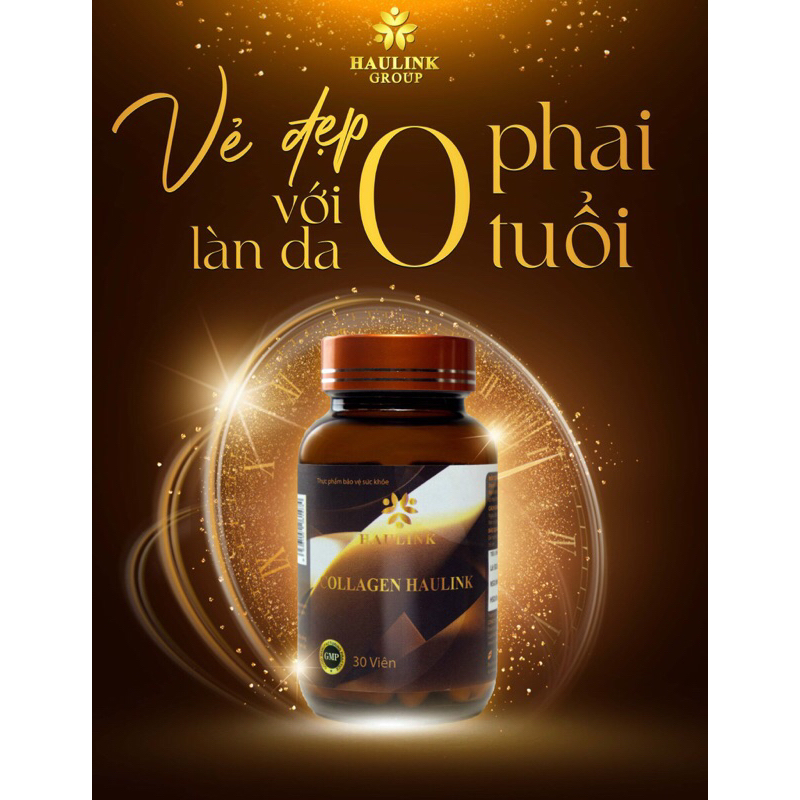 VIÊN UỐNG COLLAGEN HAULINK BÍ QUYẾT CHĂM SÓC DA, MÓNG, TÓC VÀ SỨC KHOẺ CHUYÊN SÂU