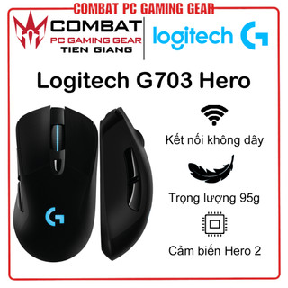 Chuột Gaming Không Dây Logitech G703 Hero Lightspeed Wireless - Hàng Chính Hãng