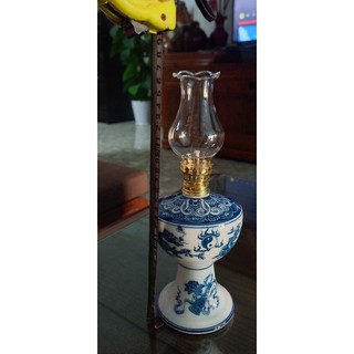 Đèn dầu sứ Bát Tràng