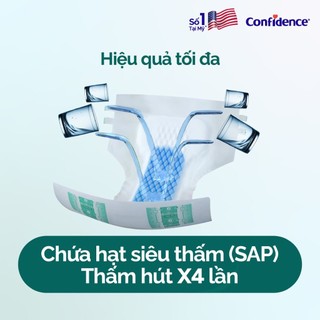 [TẶNG KHĂN ƯỚT HUGGIES] Tã quần/ Tã dán người lớn CONFIDENCE size M, L