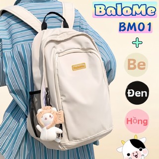 Balo Nam Nữ BaloMe Đi Học Đi Chơi, Kiểu Dáng Basic Mã BM01