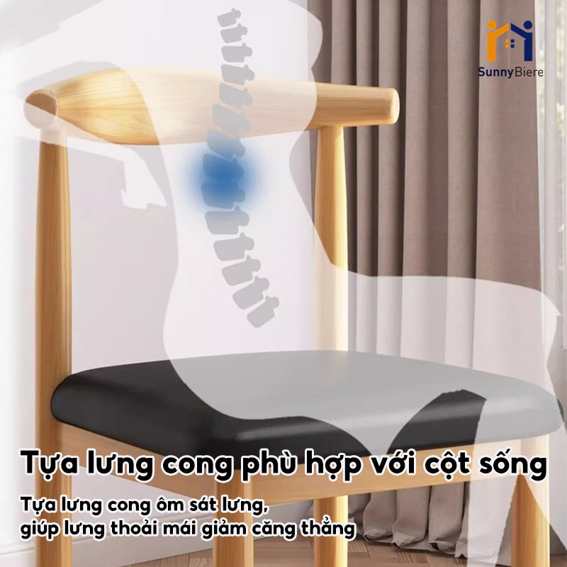 SUNNY Ghế làm việc đệm phong cách Bắc Âu đại thích hợp mọi không gian Ghế tựa lưng | BigBuy360 - bigbuy360.vn