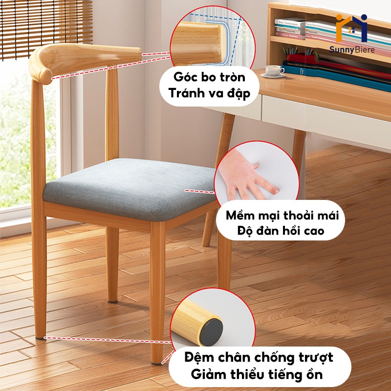 SUNNY Ghế làm việc đệm phong cách Bắc Âu đại thích hợp mọi không gian Ghế tựa lưng | BigBuy360 - bigbuy360.vn