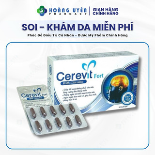 Viên uống dưỡng não Cerevit Fort - Hộp 30 viên