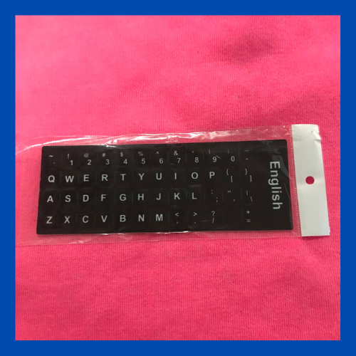 Miếng dán bàn phím tiếng anh  combo 10pcs cho laptop pc giá rẻ