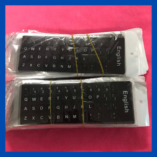 Miếng dán bàn phím tiếng anh  combo 10pcs cho laptop pc giá rẻ