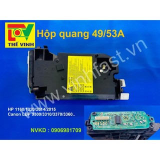 Hộp quang 49a/53a, canon 3300/3310/3360/3370 hp 1320/2014/2015...