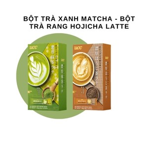 Trà sữa Nhật Bản UCC Matcha Latte & trà rang Hojicha