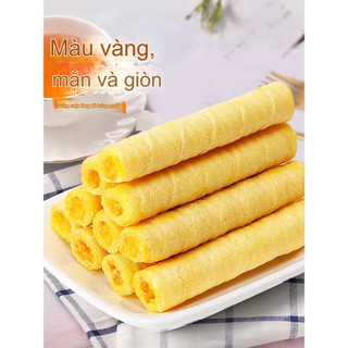 Bánh quế cuộn trứng muối Bibizan
