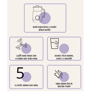 Máy làm sữa hạt UNIE UMB08 PRO