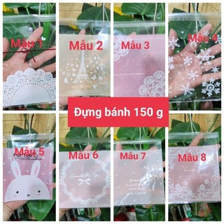Set khay +túi dán trung thu bánh 150 g(100 bộ)