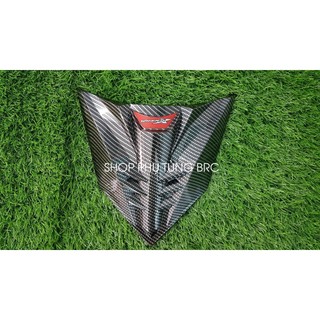 Ốp mặt nạ tem đỏ phủ cacbon xe winner x v2 2019 - 2021