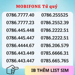 Sim mobi số đẹp trả trước tứ quý 5555 đuôi 78,79 số lặp dễ nhớ [dkcc + esim tại mobi