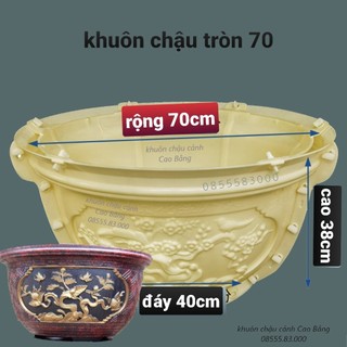 Khuôn đúc chậu tròn 70