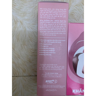 Sữa chống rạn da happy event ( mẫu mới )