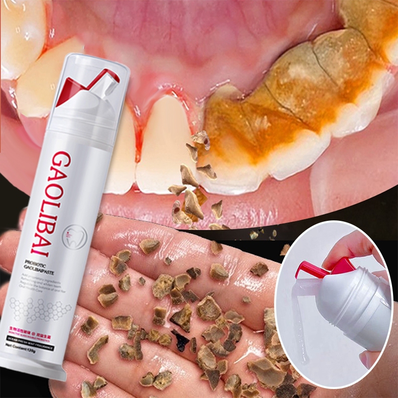 Gel nano bạc GAOLIBAI đánh bật cao răng sạch mảng bám trắng răng cho hơi thở thơm mát, GAOLIBAI chính hãng 120g kem đánh