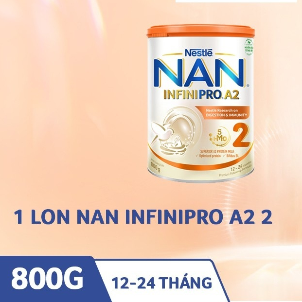 Sản phẩm dinh dưỡng công thức Nestlé NAN INFINIPRO A2 2 800g