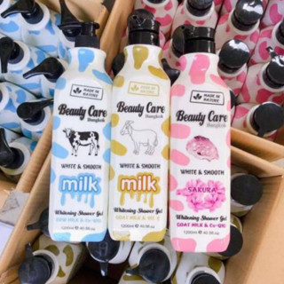 Sữa tắm Beauty Care 1200ml THÁI LAN, sữa tắm bò thái lan