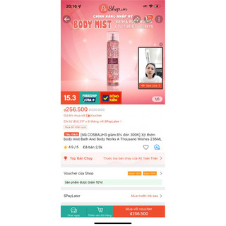 Pass bodymist a thousand wishes