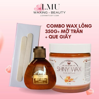 Combo Mỡ Trăn Nguyên chất 75ml kèm wax lông lạnh mật ong Shiny 350gr