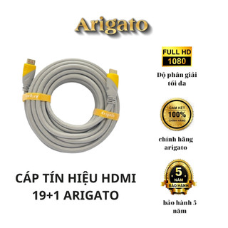 Dây hdmi, cáp hdmi 19+1 arigato 1.5m,3m,5m .bảo hành chính hãng 5 năm