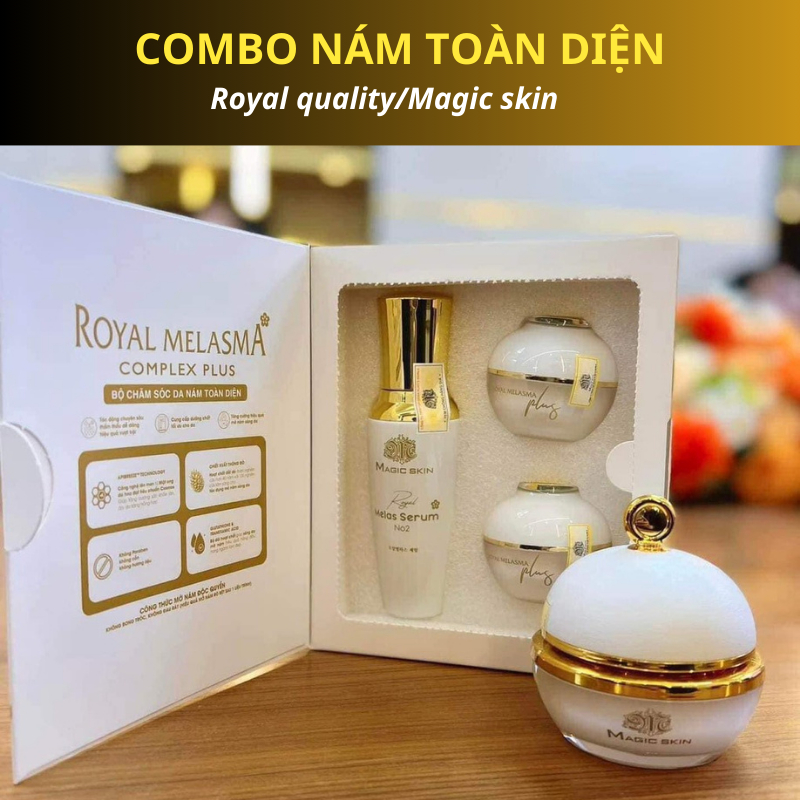 Bộ nám toàn diện,cao nám+kem nám Magic skin (Hộp To 40g)