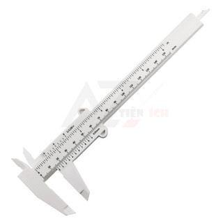 Thước kẹp,thước kéo đo lông mày bằng nhựa 150mm, thước kẹp nhựa chữ f thước mỏ vịt 150mm