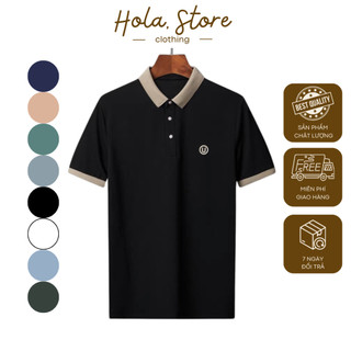 ÁO POLO NAM NỮ , áo thun viền cổ thêu ngực chữ U phong cách trẻ trung , chất liệu vải thun cotton co giãn 4 chiều
