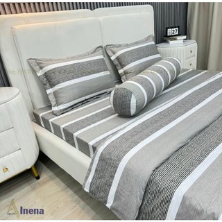 Ga gối cotton ALNENA chân ga cao 30cm,có tách lẻ chăn,ga gối,chất liệu cotton mềm mại ,thoáng mát