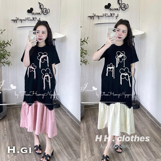 Váy babydoll tầng phối thô đuôi cá siêu xinh 2 màu 🔥 sm