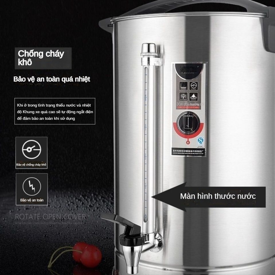 Bình Đun Nước Xô pha trà nhà hàng, xô nước nóng, xô nước nóng điện, xô cà phê, xô đựng đồ uống; 10L-15L-25L-35L-45L | BigBuy360 - bigbuy360.vn