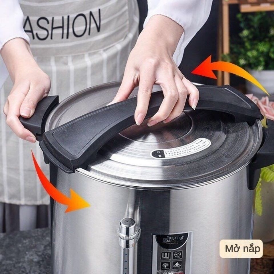 Bình Đun Nước Xô pha trà nhà hàng, xô nước nóng, xô nước nóng điện, xô cà phê, xô đựng đồ uống; 10L-15L-25L-35L-45L | BigBuy360 - bigbuy360.vn