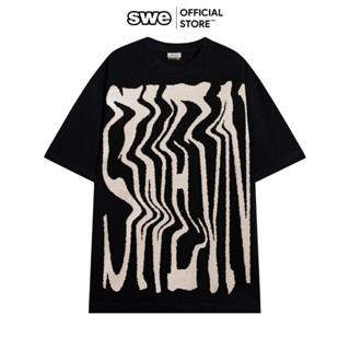 Áo Thun Local Brand Họa Tiết Unisex SWE RỐI SWEVN TEE - Đen/ Kem