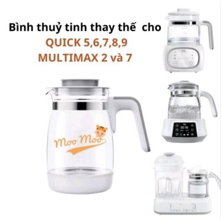 BÌNH THỦY TINH THAY THẾ MÁY FATZ BABY QUICK 5.6.7.8.9 VÀ MULTIMAX 2, MULTIMAX 7