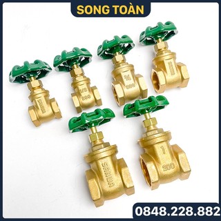 Van Cửa Đồng Sanwa, Khóa Nước Sanwa Tay Vặn 360 độ - Van Cửa Đồng 2 12 7 34 42 49 60